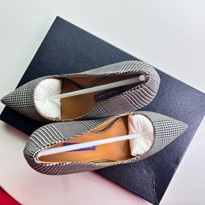 Ralph Lauren Purple Label Black and White Heels